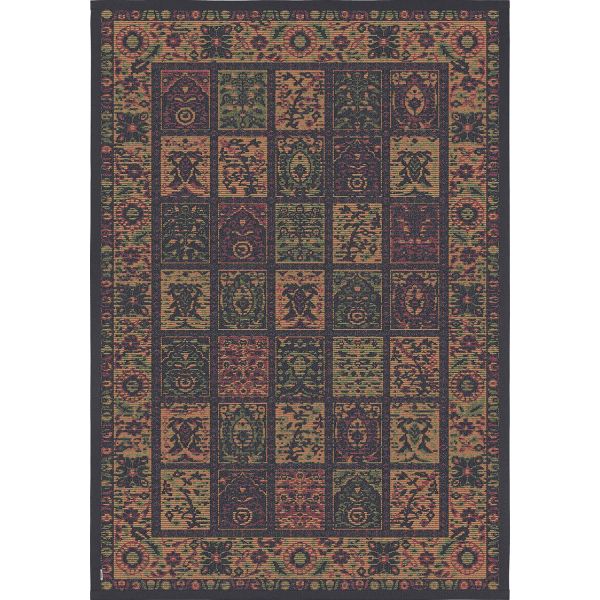 Carpet KALVI 140x200cm, carbon/multi