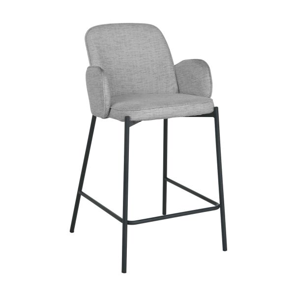 Bar chair DAMEN light grey