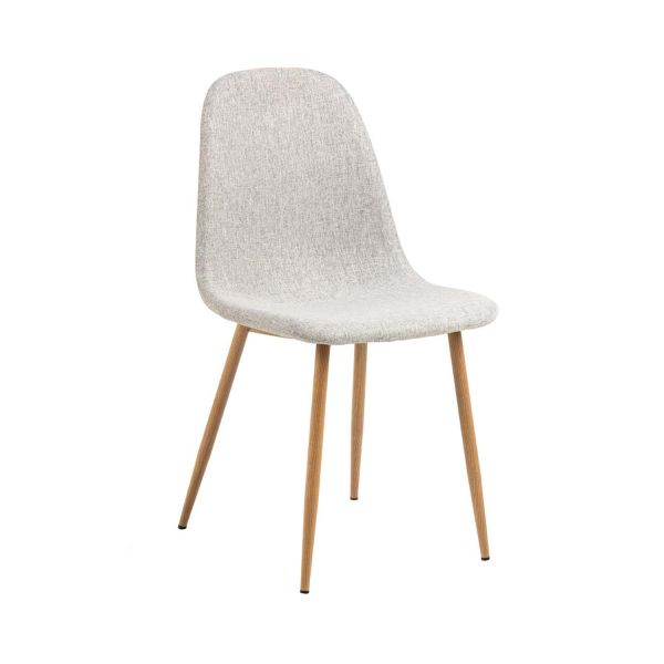 Dining chair CELIA grey/oak