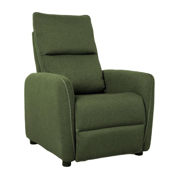 Tugitool ZAC push back recliner, roheline
