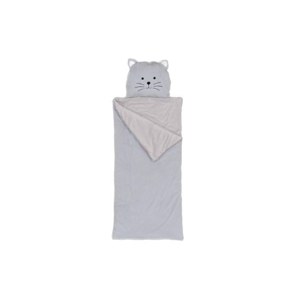 Sleeping bag/pillow 4Living KITTY 66x170cm, grey