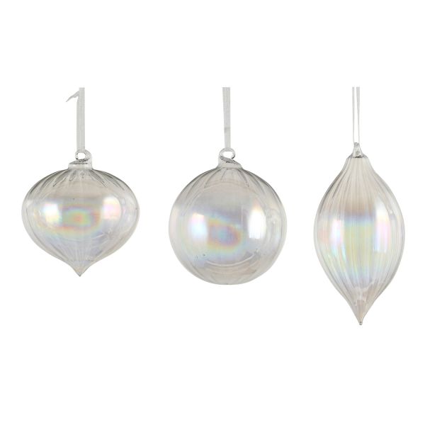 Jõuluehe GLOW MAX D8cm, klaas, mix