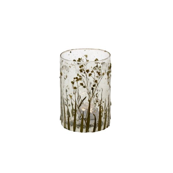Candle holder GREENS D7xH10cm