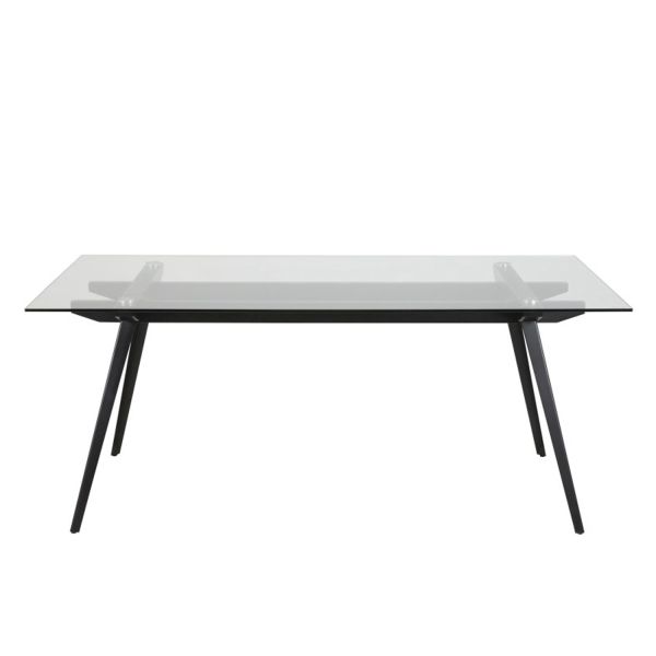 Dining table MONTI 180x90xH75cm, glass