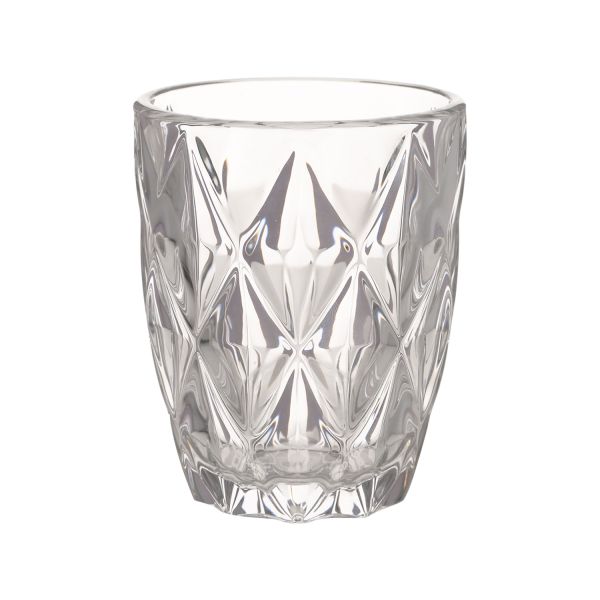 Joogiklaas madal CORAL 250ml, läbipaistev