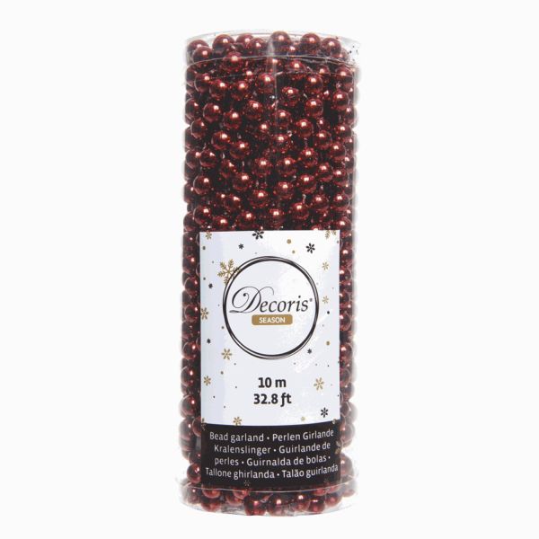 Garland PEARL 10m, red
