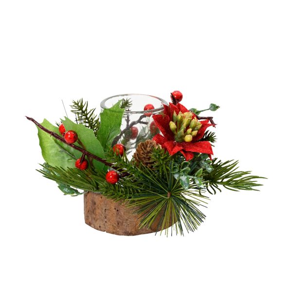 Candle holder SHINE MERRY H15cm