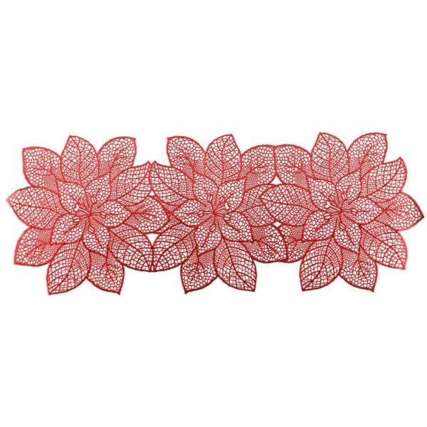 Table runner GLORY red