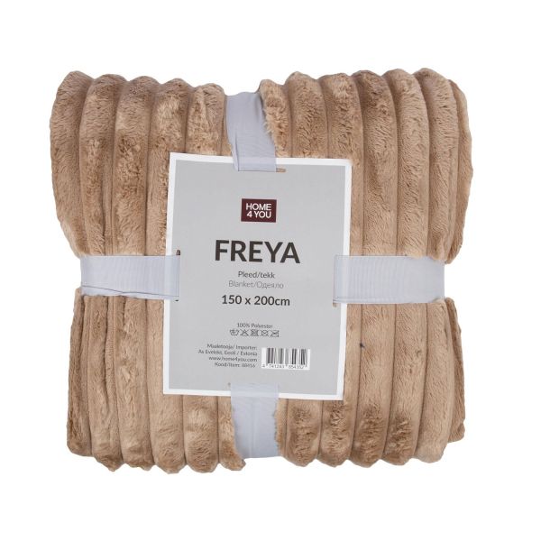 Plaid FREYA M 150x200cm, beige