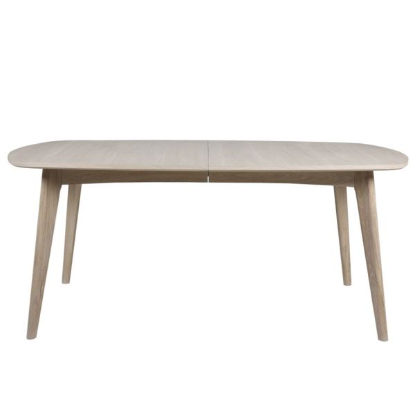 Dining table MARTE 180x102xH76cm, light oak