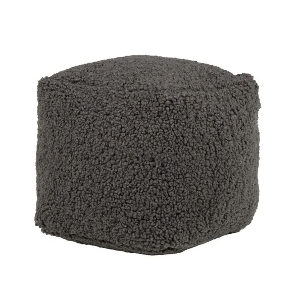 Pillow LARRY cube, 25x25x25cm, grey