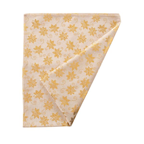 Table mat GLORY 142x260cm, golden stars