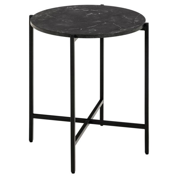 Side table LAMOINE D40xH45cm, black