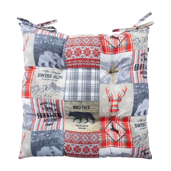 Cushion for chair WINTER 40x40cm, winter and animals