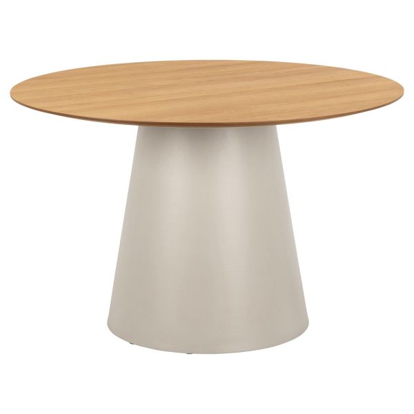 Dining table SOLI D120xH75cm, natural