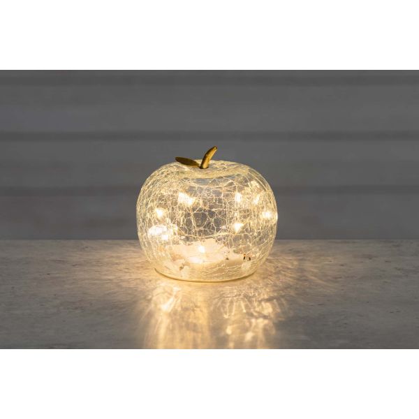 Finnlumor LED apple 10 cm clear