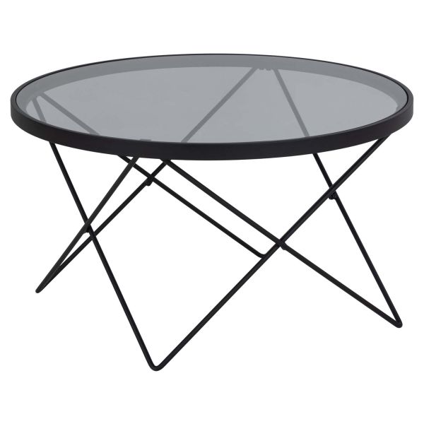 Coffee table CUXTON D80xH45cm, grey