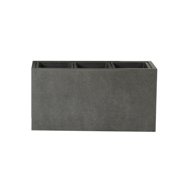 Plant holder SANDSTONE 68,5x25,5xH35cm, grey