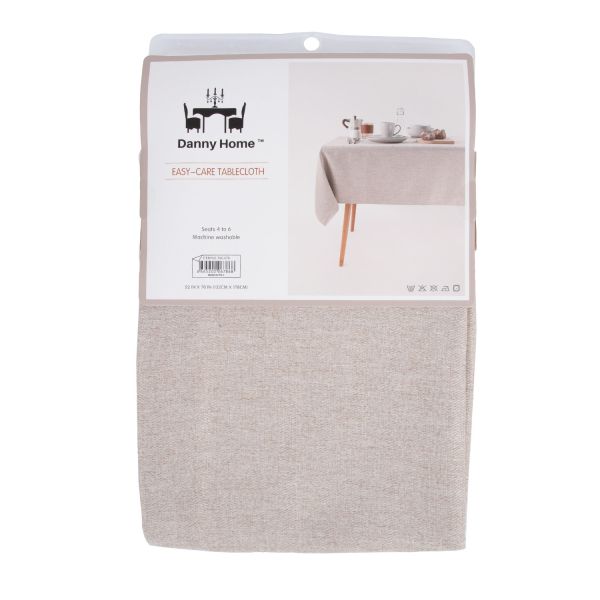 Tablecloth EASY CARE 132x178cm, beige