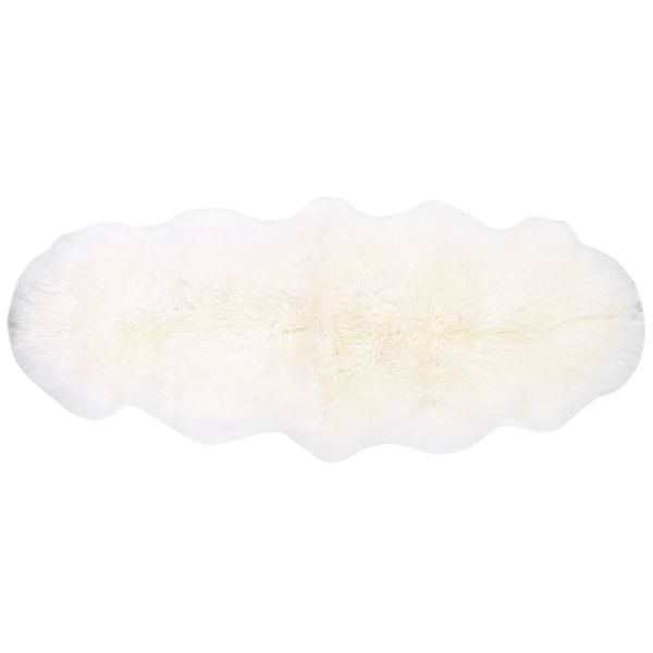 Ковёр из шкуры овцы MERINO 180-190см, белый