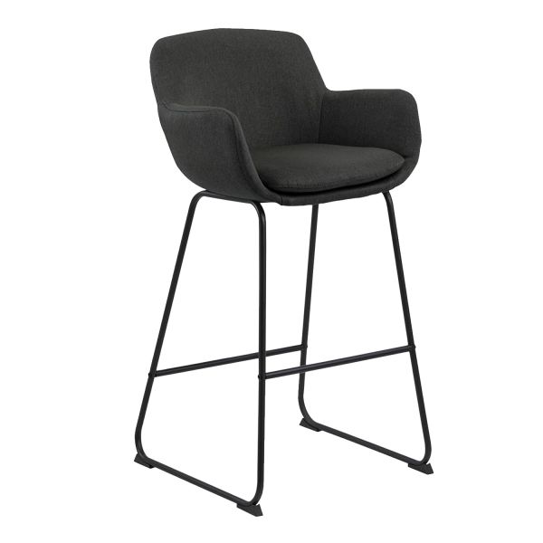 Bar stool LISA dark grey