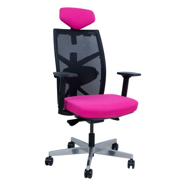 Task chair TUNE pink/black