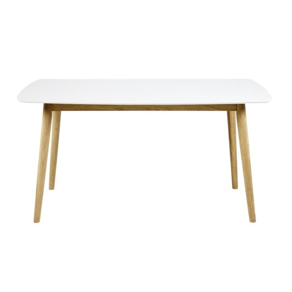 Dining table NAGANO 150x80xH75cm, white