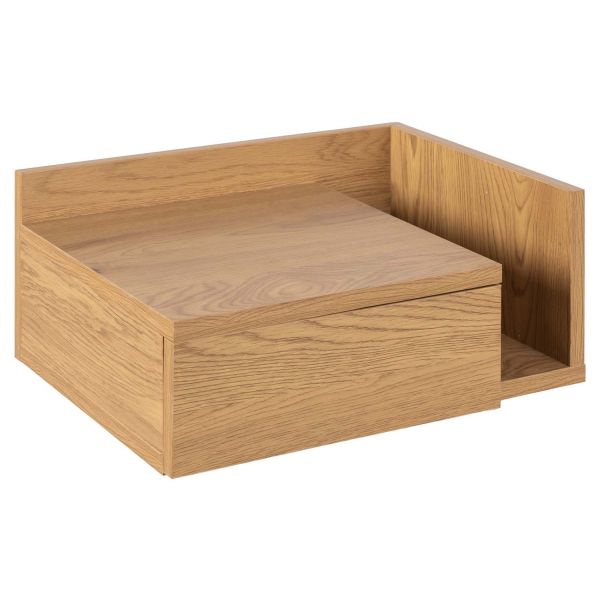 Bedside table ASHLAN 40x32xH16,5cm, natural