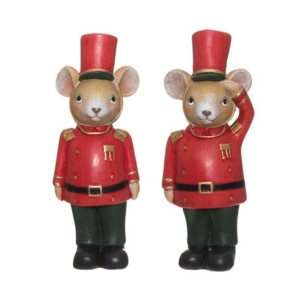 Mouse soldier WINTERIA 17cm red