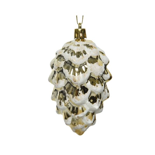 Jõuluehe GLOW CONE H9cm, kuldne