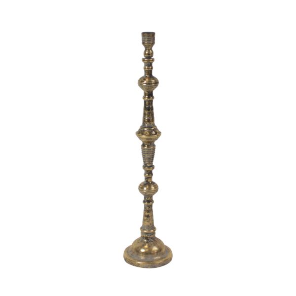 Candle holder ANTIQUE 54cm, golden