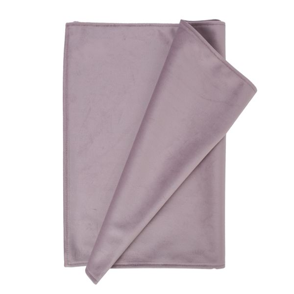 Table mat VELVET 2, 43x116cm, light purple