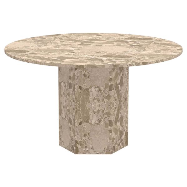 Dining table NAXOS D130xH75cm, brown