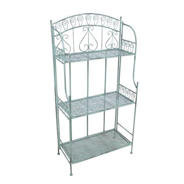 Полка MINT 59x31xH117см, антично-зеленая