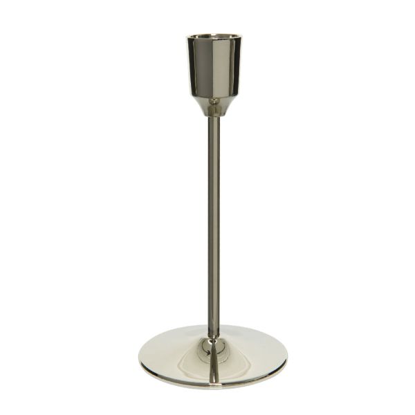 Candle holder KENZO H15,5cm, silver