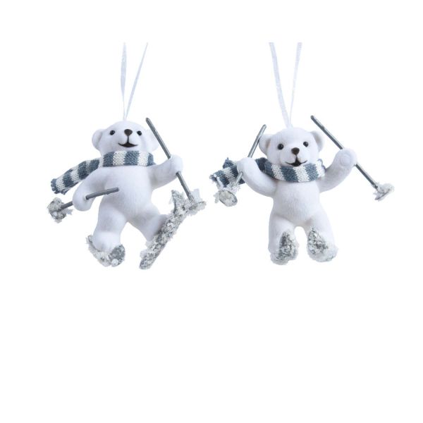 Jõuluehe GLOW BEAR H10cm, mix