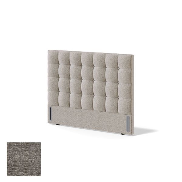 Headboard RED/BLACK BLOCKELIS AVOLA 180cm, grey