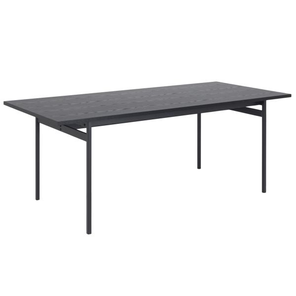 Dining table ANGUS 200x90xH74cm, black