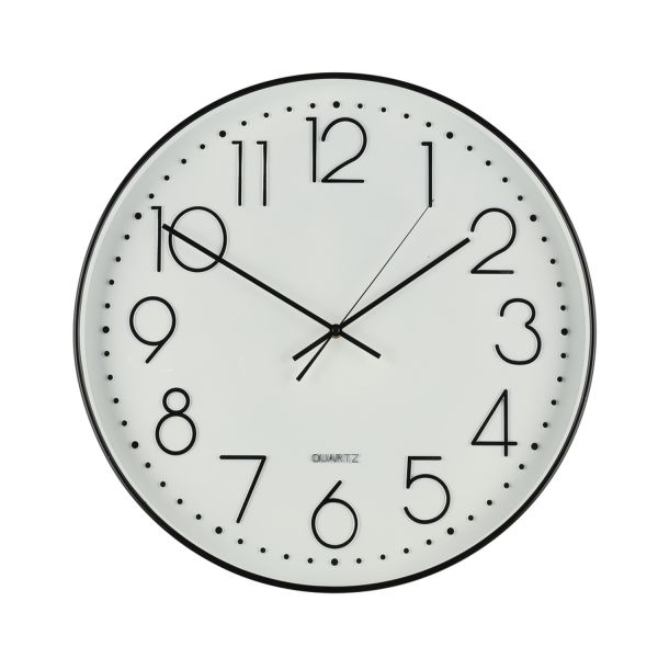 Seinakell PERRIS, D50cm, valge/must