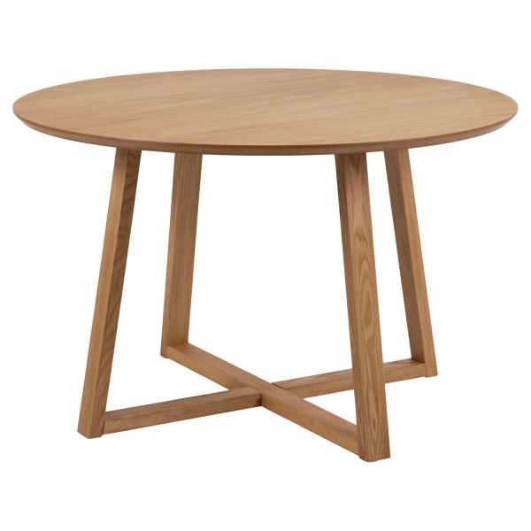 Dining table MALIKA D120xH75cm, natural