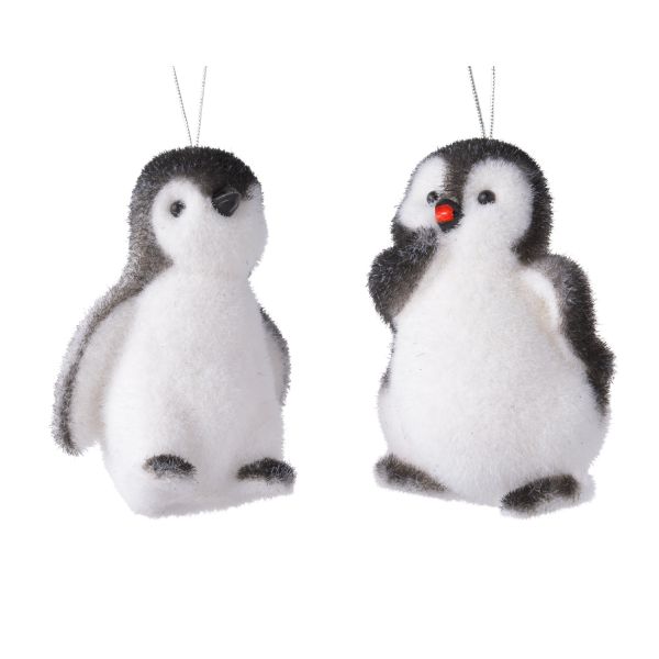 Jõuluehe SHINE PENGUIN 9cm, mix