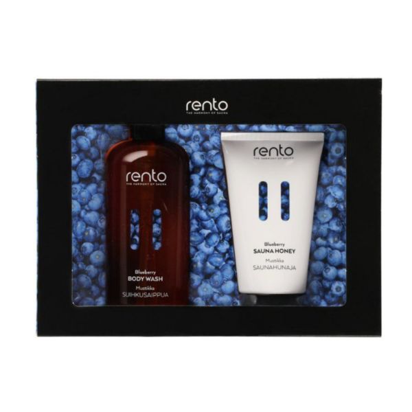 Sauna gift set RENTO blueberry