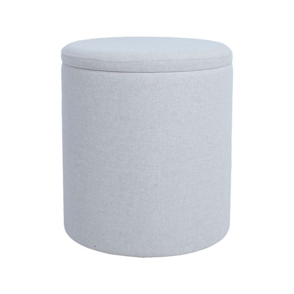 Пуф HAKO D39xH44см, светло-бежевый, с местом для хранения