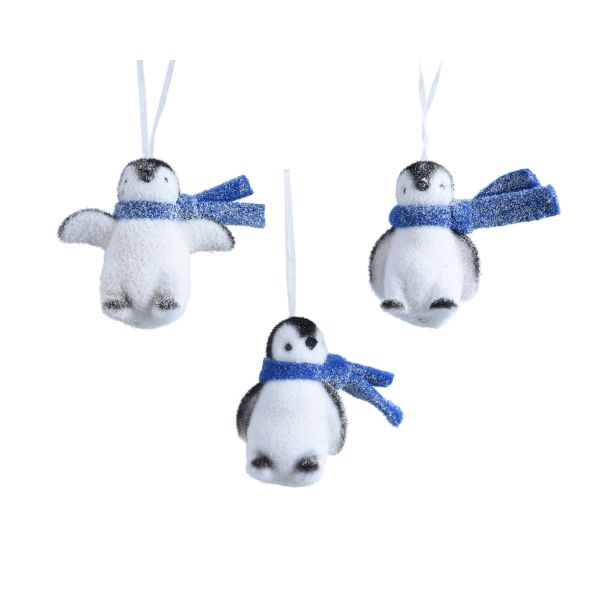 Jõuluehe SHINE PENGUIN 10cm, mix