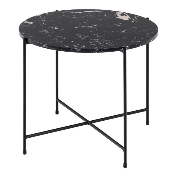 Side table AVILA D52xH40cm, black