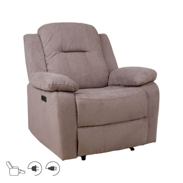 Tugitool LOWRI elektriline recliner, taupe