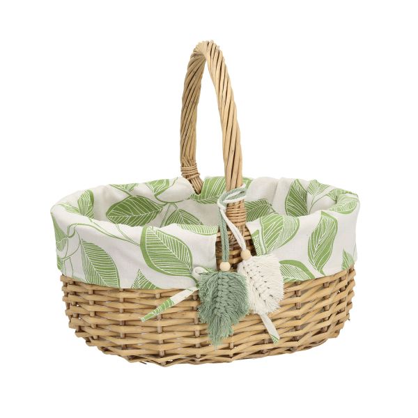 Basket WILLI MIRO 37x28xH17/36cm
