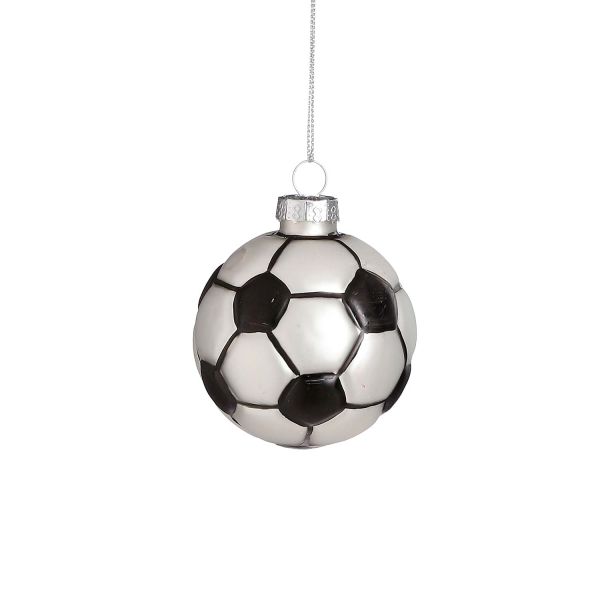 Jõuluehe SHINE FOOTBALL D7.5cm 