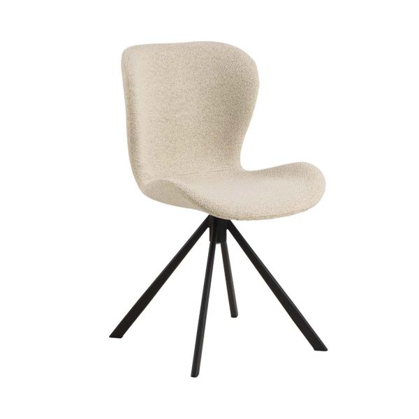 Dining chair BATILDA-A1 cream/black