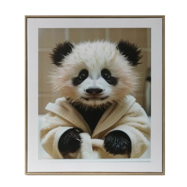 Seinapilt WALLY 40x50cm, panda beebi